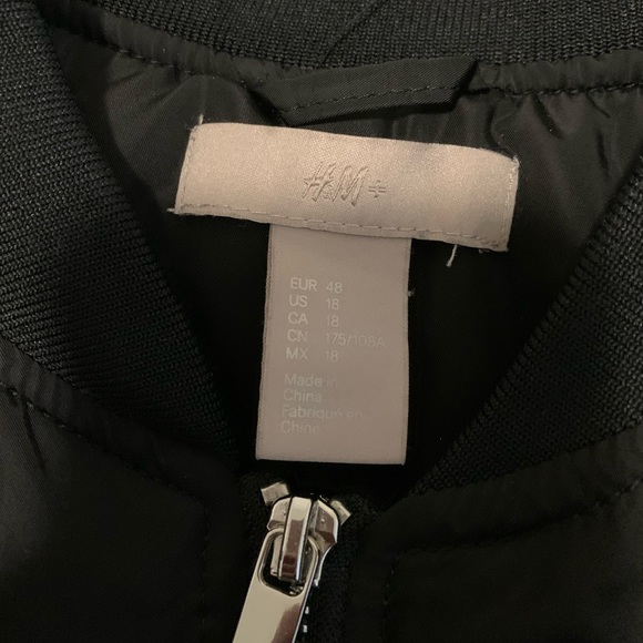 H&M+ PADDED BOMBER JACKET - Picture 6 of 6